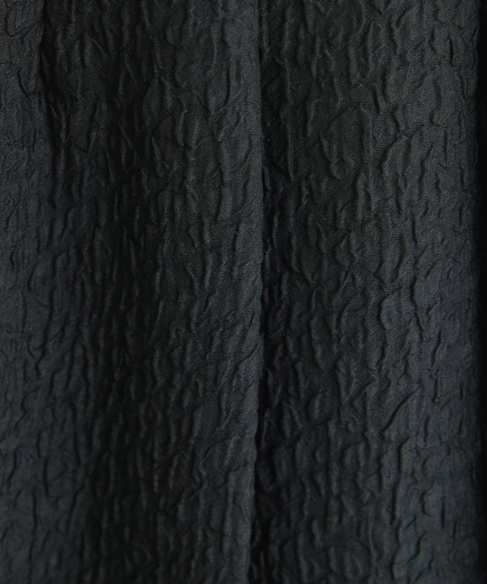 PHHCV19290 GEORGES RECH(小さいサイズ)(メゾン ドゥ サンク)  [日本製]マトラッセタックフレアスカート ライトイエロー