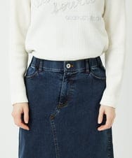 PHHEE01290 GEORGES RECH(小さいサイズ)(メゾン ドゥ サンク) スウェットデニムスカート ブルー