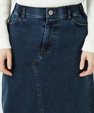 PHHEE01290 GEORGES RECH(小さいサイズ)(メゾン ドゥ サンク)  [セットアップ対応]ジャージーデニムセミタイトスカート ブルー