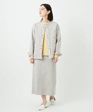 PHHEE01290 GEORGES RECH(小さいサイズ)(メゾン ドゥ サンク) スウェットデニムスカート ブルー