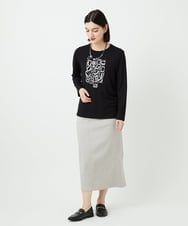 PHHEE01290 GEORGES RECH(小さいサイズ)(メゾン ドゥ サンク) スウェットデニムスカート ブルー