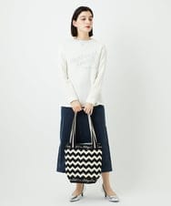 PHHEE01290 GEORGES RECH(小さいサイズ)(メゾン ドゥ サンク) スウェットデニムスカート ブルー