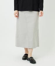 PHHEE01290 GEORGES RECH(小さいサイズ)(メゾン ドゥ サンク)  [セットアップ対応]ジャージーデニムセミタイトスカート ブルー