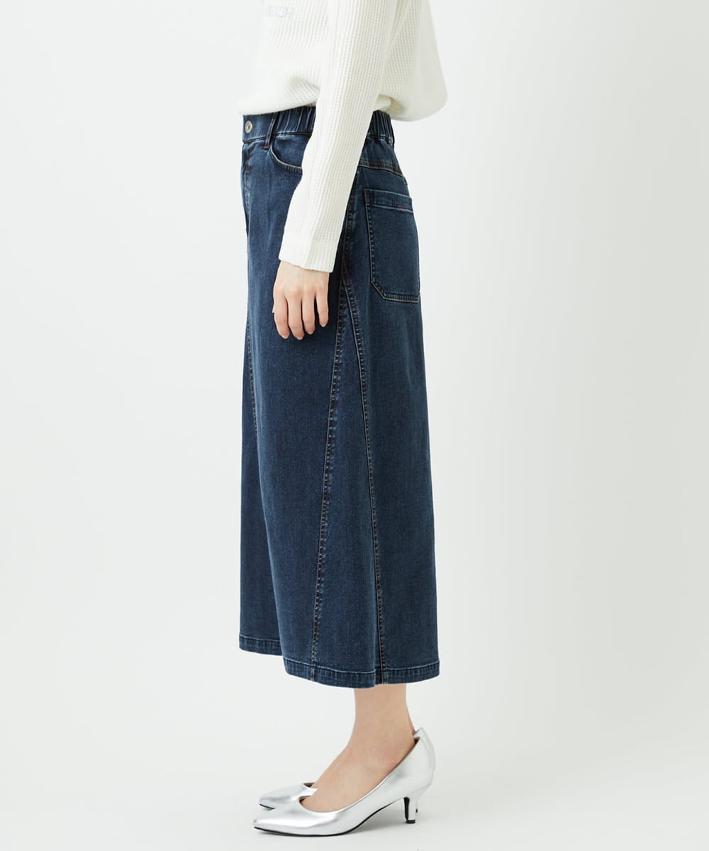 PHHEE01290 GEORGES RECH(小さいサイズ)(メゾン ドゥ サンク) スウェットデニムスカート ブルー