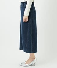 PHHEE01290 GEORGES RECH(小さいサイズ)(メゾン ドゥ サンク)  [セットアップ対応]ジャージーデニムセミタイトスカート ブルー