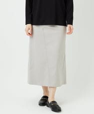 PHHEE01290 GEORGES RECH(小さいサイズ)(メゾン ドゥ サンク) スウェットデニムスカート ライトグレー