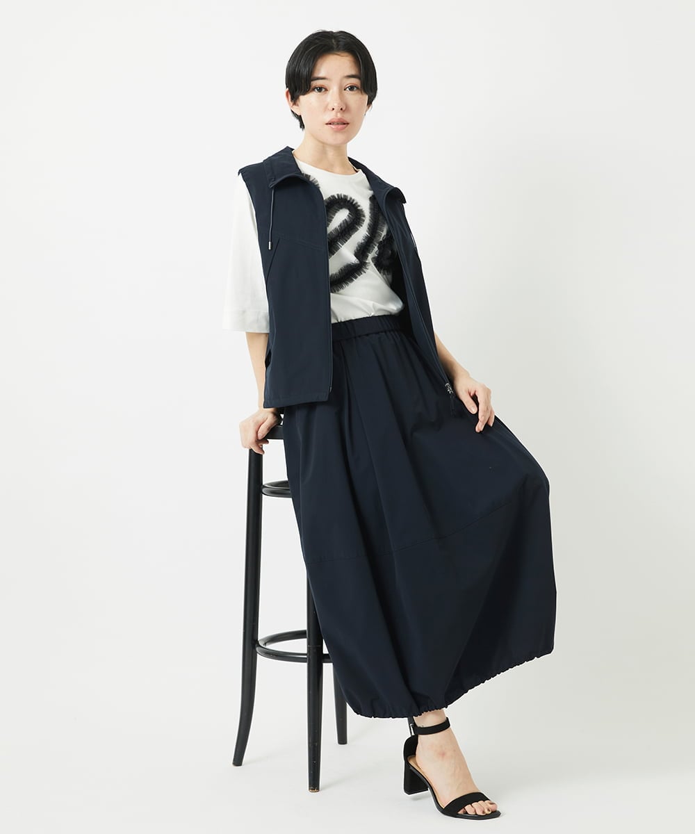 PHHGB40330 GEORGES RECH(小さいサイズ)(メゾン ドゥ サンク)  [セットアップ対応]テックスブリッド4WAYバルーンスカート ベージュ