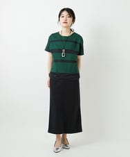 PHHGD34230 GEORGES RECH(小さいサイズ)(メゾン ドゥ サンク)  [セットアップ対応]ジャージーナロースカート ベージュ