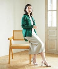 PHHGD34230 GEORGES RECH(小さいサイズ)(メゾン ドゥ サンク)  [セットアップ対応]ジャージーナロースカート ベージュ