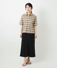 PHHGD34230 GEORGES RECH(小さいサイズ)(メゾン ドゥ サンク)  [セットアップ対応]ジャージーナロースカート ベージュ