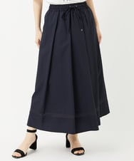 PHHHA55330 GEORGES RECH(小さいサイズ)(メゾン ドゥ サンク) [接触冷感/吸汗速乾]サッカータックフレアースカート ネイビー