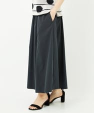 PHHHB05290 GEORGES RECH(小さいサイズ)(メゾン ドゥ サンク) [撥水加工]タフタギャザーフレアスカート ダークグレー