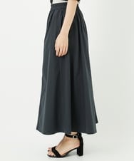 PHHHB05290 GEORGES RECH(小さいサイズ)(メゾン ドゥ サンク) [撥水加工]タフタギャザーフレアスカート ダークグレー