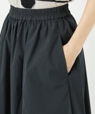 PHHHB05290 GEORGES RECH(小さいサイズ)(メゾン ドゥ サンク) [撥水加工]タフタギャザーフレアスカート ダークグレー