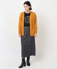 PHHJB40290 GEORGES RECH(小さいサイズ)(メゾン ドゥ サンク)  [セットアップ対応]セミタイトブラックデニムスカート ブラック