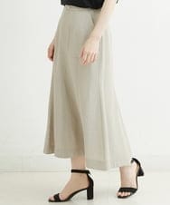 PHHJT39260 GEORGES RECH(小さいサイズ)(メゾン ドゥ サンク) [接触冷感]シャンブレーマーメイドスカート サンドベージュ