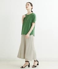 PHHJT39260 GEORGES RECH(小さいサイズ)(メゾン ドゥ サンク) [接触冷感]シャンブレーマーメイドスカート ブラック