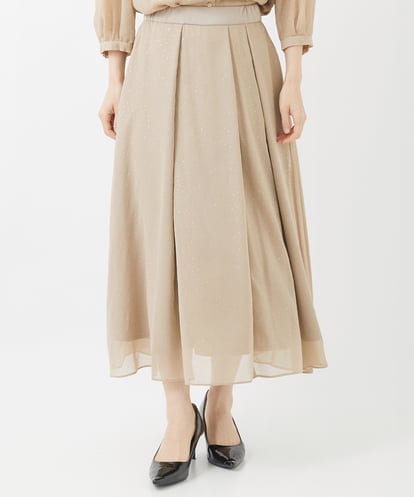 PHHJW52360   [セットアップ対応]ランダムドット箔プリントスカート