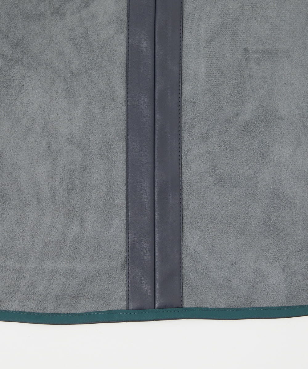 PHJAA40360 GEORGES RECH(小さいサイズ)(メゾン ドゥ サンク)  [セットアップ対応]ライトレザーシャツブルゾン ブラウン