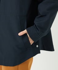 PHJAD15450 GEORGES RECH(小さいサイズ)(メゾン ドゥ サンク) ナイロンラウンドヘムマウンテンパーカー ネイビー