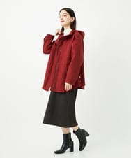 PHJAD15450 GEORGES RECH(小さいサイズ)(メゾン ドゥ サンク) ナイロンラウンドヘムマウンテンパーカー ネイビー