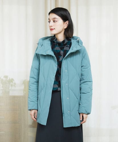 PHJAD48490 GEORGES RECH(小さいサイズ) マットストレッチタフタダウンジャケット