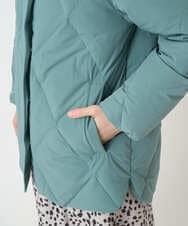 PHJAD48490 GEORGES RECH(小さいサイズ)(メゾン ドゥ サンク) マットストレッチタフタダウンジャケット グリーン