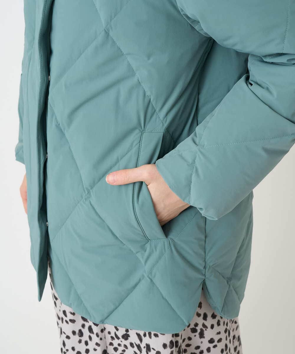 PHJAD48490 GEORGES RECH(小さいサイズ)(メゾン ドゥ サンク) マットストレッチタフタダウンジャケット グリーン