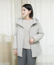 PHJAD48490 GEORGES RECH(小さいサイズ)(メゾン ドゥ サンク) マットストレッチタフタダウンジャケット グリーン