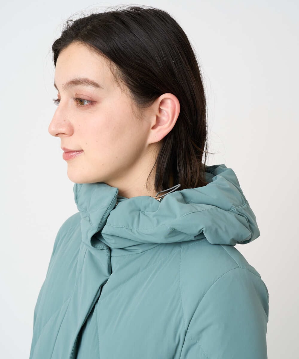 PHJAD48490 GEORGES RECH(小さいサイズ)(メゾン ドゥ サンク) マットストレッチタフタダウンジャケット グリーン