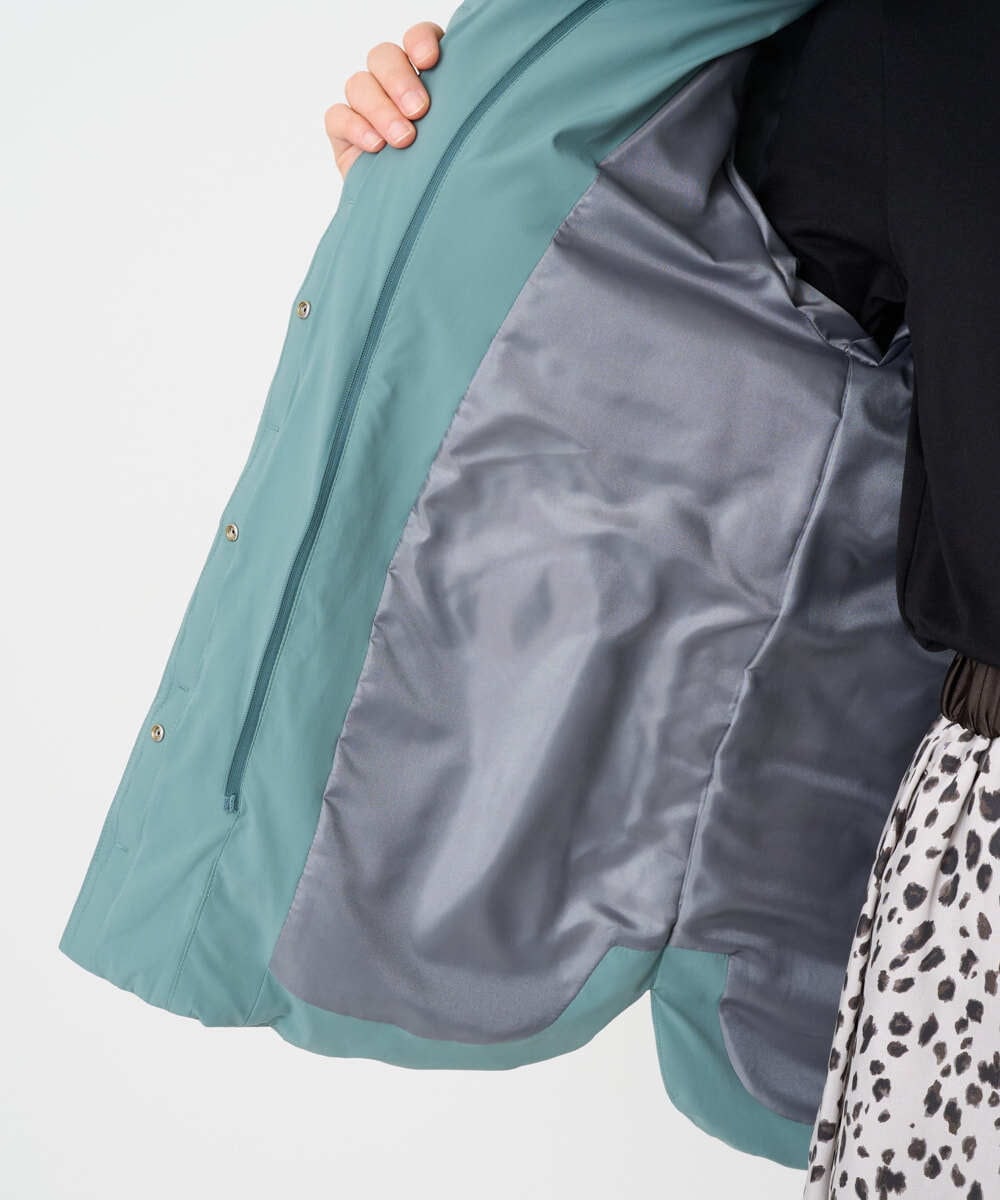 PHJAD48490 GEORGES RECH(小さいサイズ)(メゾン ドゥ サンク) マットストレッチタフタダウンジャケット グリーン