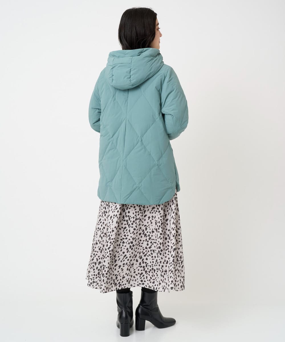 PHJAD48490 GEORGES RECH(小さいサイズ)(メゾン ドゥ サンク) マットストレッチタフタダウンジャケット グリーン