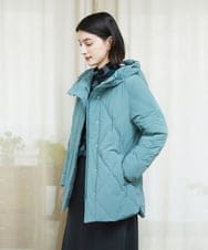 PHJAD48490 GEORGES RECH(小さいサイズ)(メゾン ドゥ サンク) マットストレッチタフタダウンジャケット グリーン