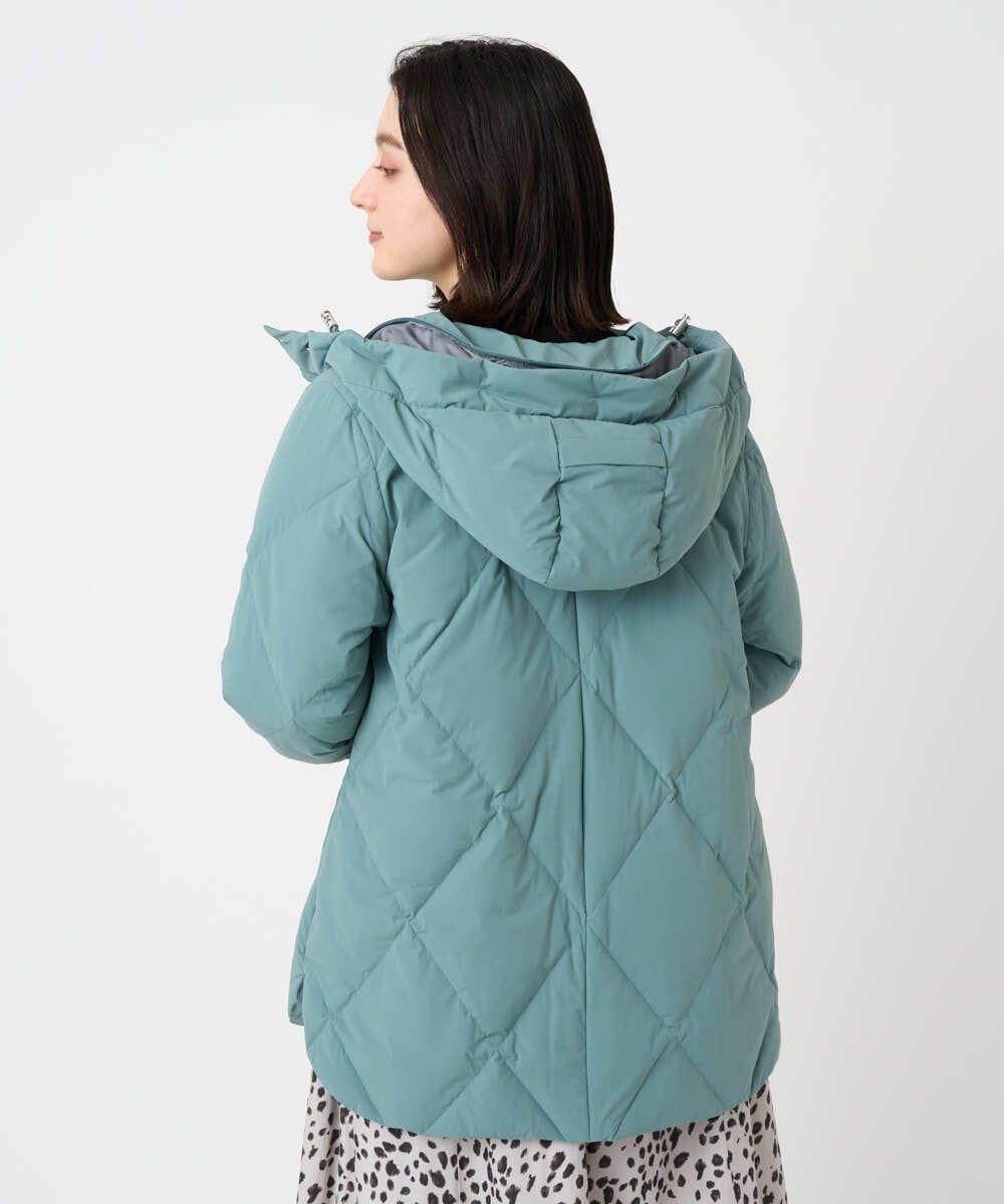 PHJAD48490 GEORGES RECH(小さいサイズ)(メゾン ドゥ サンク) マットストレッチタフタダウンジャケット グリーン