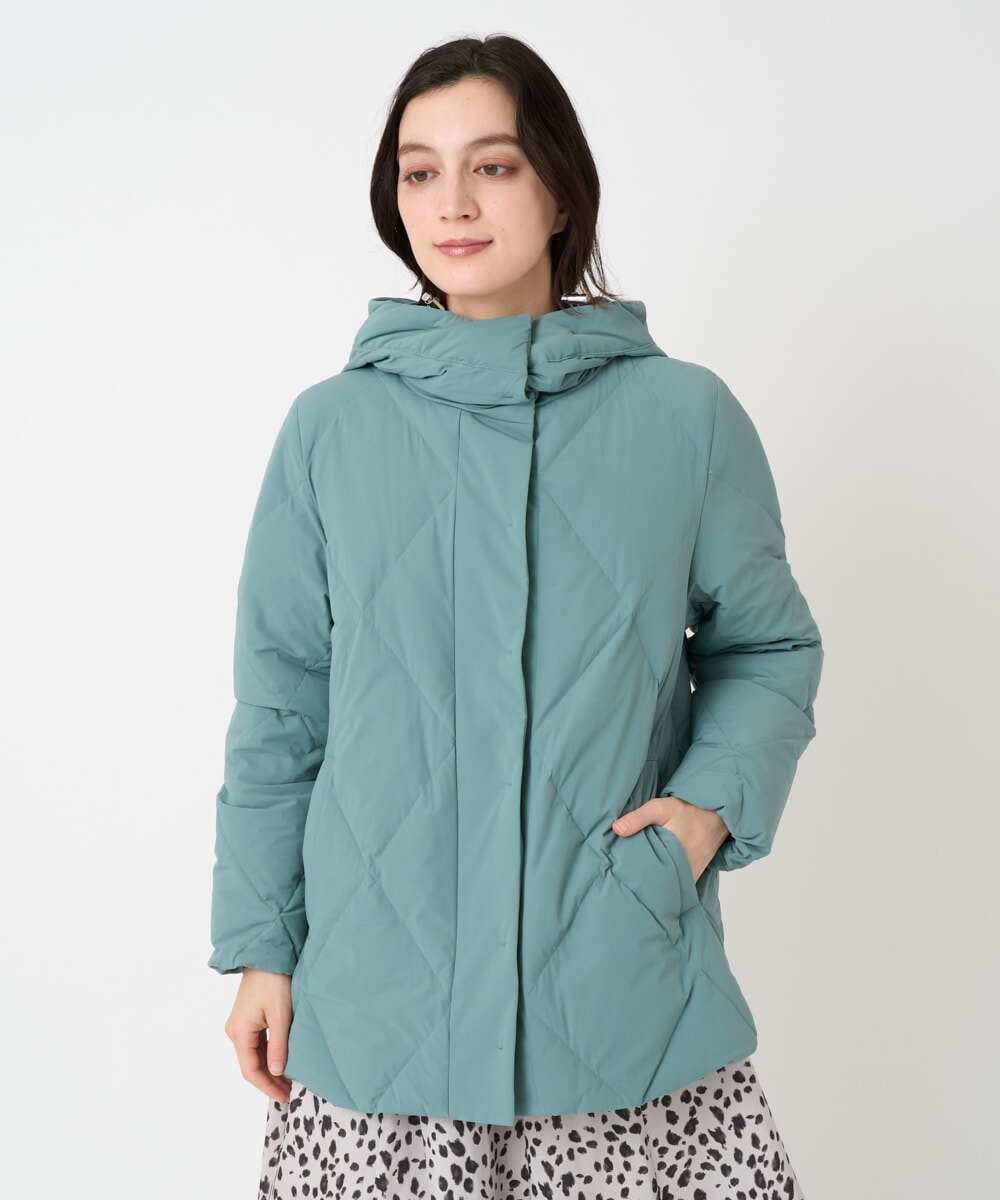 PHJAD48490 GEORGES RECH(小さいサイズ)(メゾン ドゥ サンク) マットストレッチタフタダウンジャケット グリーン