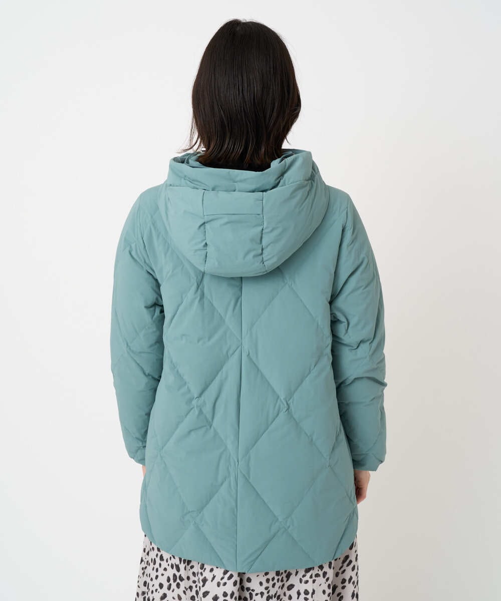 PHJAD48490 GEORGES RECH(小さいサイズ)(メゾン ドゥ サンク) マットストレッチタフタダウンジャケット グリーン