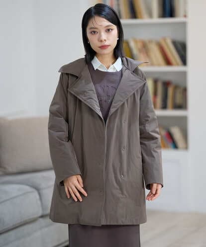 PHJAG30630 GEORGES RECH(小さいサイズ) ステッチレス2WAYカラーミドルダウンコート