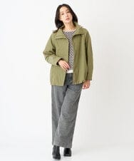 PHJAH01450 GEORGES RECH(小さいサイズ)(メゾン ドゥ サンク) スタンドカラーブルゾン ベージュ