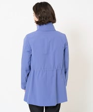 PHJEA20490 GEORGES RECH(小さいサイズ)(メゾン ドゥ サンク) ストレッチタフタショートダウンジャケット ブルー