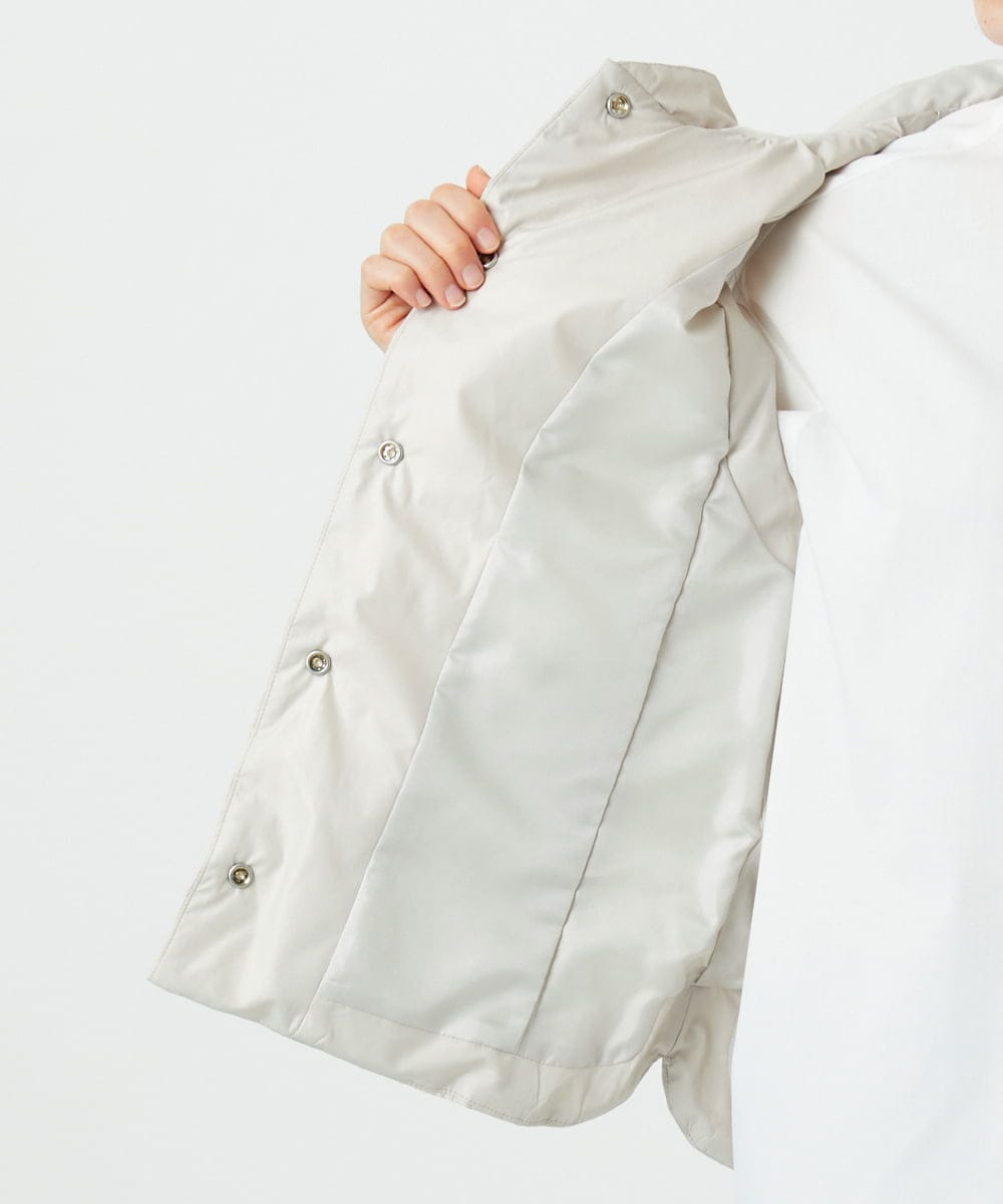 PHJEE08360 GEORGES RECH(小さいサイズ)(メゾン ドゥ サンク) タフタダウンベスト ベージュ