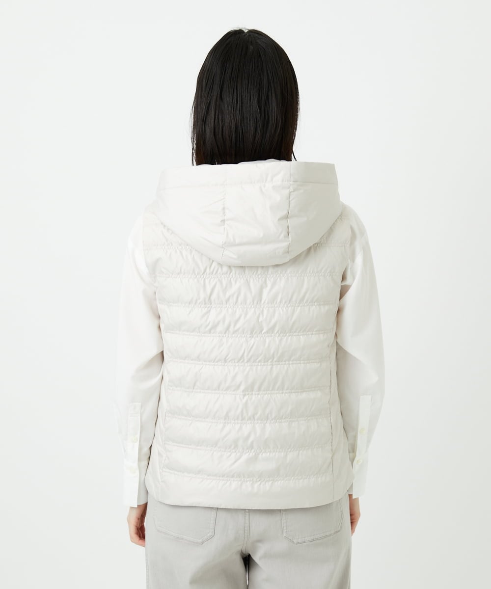 PHJEE08360 GEORGES RECH(小さいサイズ)(メゾン ドゥ サンク) タフタダウンベスト ベージュ