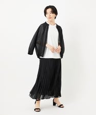 PHJGA40360 GEORGES RECH(小さいサイズ)(メゾン ドゥ サンク) シアーノーカラージャケット ブラック