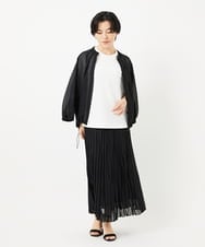 PHJGA40360 GEORGES RECH(小さいサイズ)(メゾン ドゥ サンク) シアーノーカラージャケット ブラック