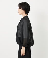 PHJGA40360 GEORGES RECH(小さいサイズ)(メゾン ドゥ サンク) シアーノーカラージャケット ブラック