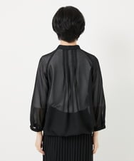 PHJGA40360 GEORGES RECH(小さいサイズ)(メゾン ドゥ サンク) シアーノーカラージャケット ブラック