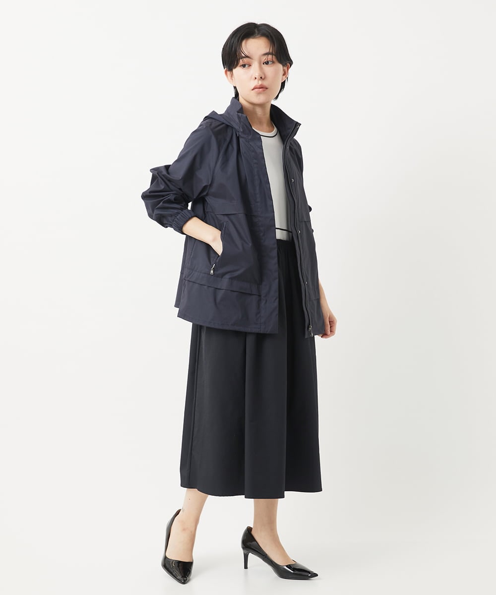 PHJGB30430 GEORGES RECH(小さいサイズ)(メゾン ドゥ サンク) シャンブレーシルクタフタブルゾン アイボリー