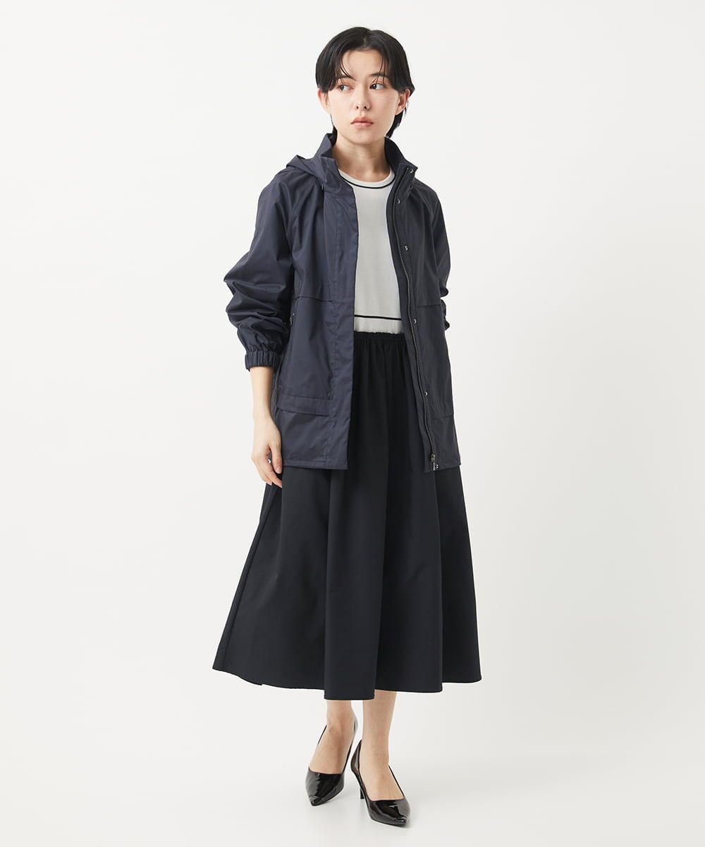 PHJGB30430 GEORGES RECH(小さいサイズ)(メゾン ドゥ サンク) シャンブレーシルクタフタブルゾン アイボリー