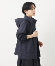 PHJGB30430 GEORGES RECH(小さいサイズ)(メゾン ドゥ サンク) シャンブレーシルクタフタブルゾン アイボリー