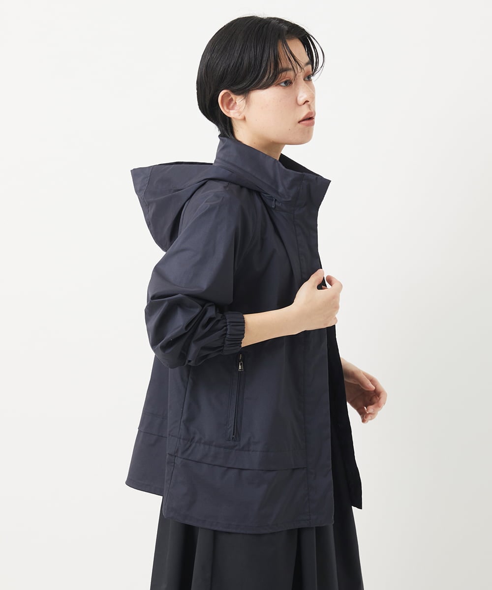 PHJGB30430 GEORGES RECH(小さいサイズ)(メゾン ドゥ サンク) シャンブレーシルクタフタブルゾン アイボリー