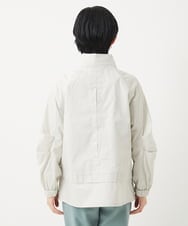 PHJGB30430 GEORGES RECH(小さいサイズ)(メゾン ドゥ サンク) シャンブレーシルクタフタブルゾン アイボリー